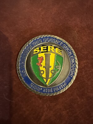 US NAVY CHALLENGE COIN SERE BUCS(SCW) C.E. ROMINE HONOR COURAGE ...