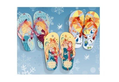 FROZEN KINDER HAUSSCHUHE ELSA ANNA OLAF FLIP FLOP SANDALEN JUNGEN MÄDCHEN WEIHNACHTSGESCHENK NEU