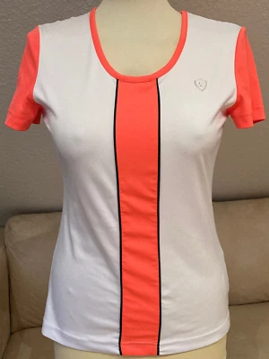 LIMITED SPORTS Tolles Damen T-Shirt Gr S Weiß mit Pink TOP stylish - Bild 1 von 4