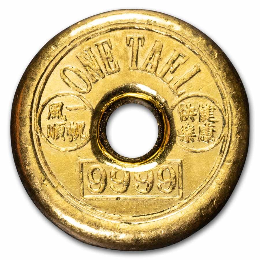 1 Tael Gold Round - Chinese Button (Type 2, 1.2057 oz) | eBay