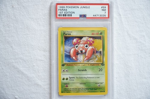 Paras (1st Edition) graded PSA 7 for sale on eBay