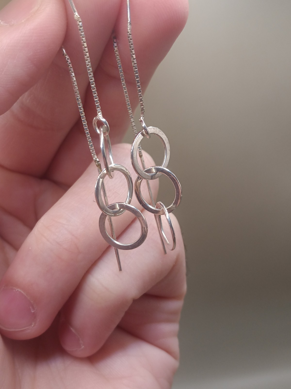 AGI 925 sterling Silver Threader Interlocking Cir… - image 6