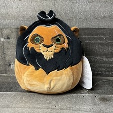 Squishmallows Disney The Lion King Scar Plush Stuffed Animal NWT 7”