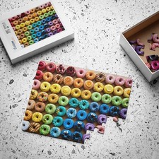 Rainbow Donuts Kids Puzzle  30-Piece