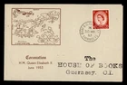 DR WHO 1953 GB GUERNSEY FDC QEII CORONATION QUAY M81375