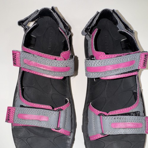 Sandalias Merrell Mujer Rosa Gris Pantera Exterior Campamento Caminata Talla 7 - Imagen 2 de 12