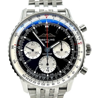 Breitling Navitimer B01 Chronograph 43 Datum Edelstahl Edelstahlb. Fullset 04/23