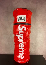 Supreme x Everlast Boxing Bag Red Punching Bag SS16 Mike Tayson Muhammad Ali