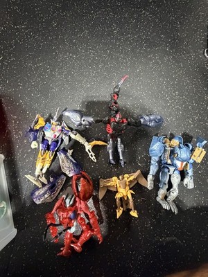 Vintage Beast Wars Action Figure Lot Transformers Hasbro 1990