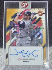 2025 Topps Pristine Jim Edmonds Encased Gold Refractor Auto 36/50 #PA-JE Angels