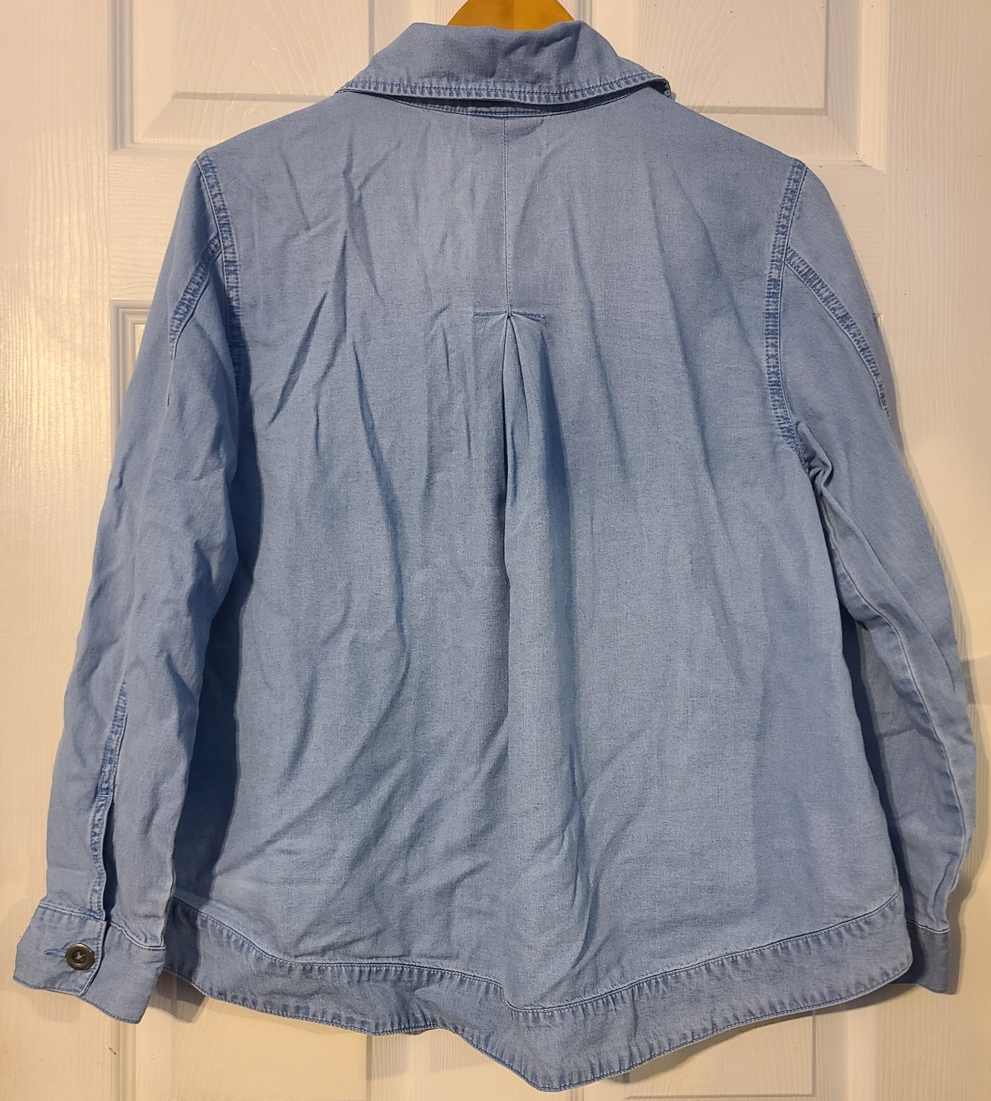 DG2 Women's Light Blue Button Front Basic Jacket … - image 6