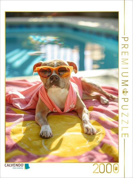 Calvendo Puzzle Fridolin Pfotenklatscher | 2000 Teile Lege-GrößE 90X67Cm Foto-Pu-image
