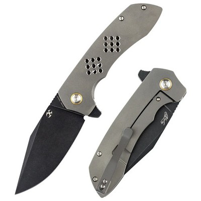 Kansept Entity K1036B2 Satin Black TiCn Coated CPM-S35VN Blade. NIB