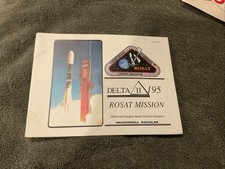 Delta II-195 Rosat Mission 1990 Mcdonald Douglas NASA Booklet