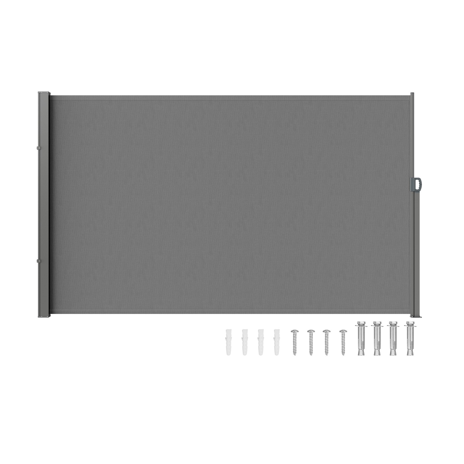 Écran de patio rétractable avec protection UV 30+ pour terrasse et grand balcon