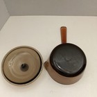 Corning Vtg Non-Stick Visions w Silverstone Rare Amber Saucepot, Lid, Spout 1 L — photo 5