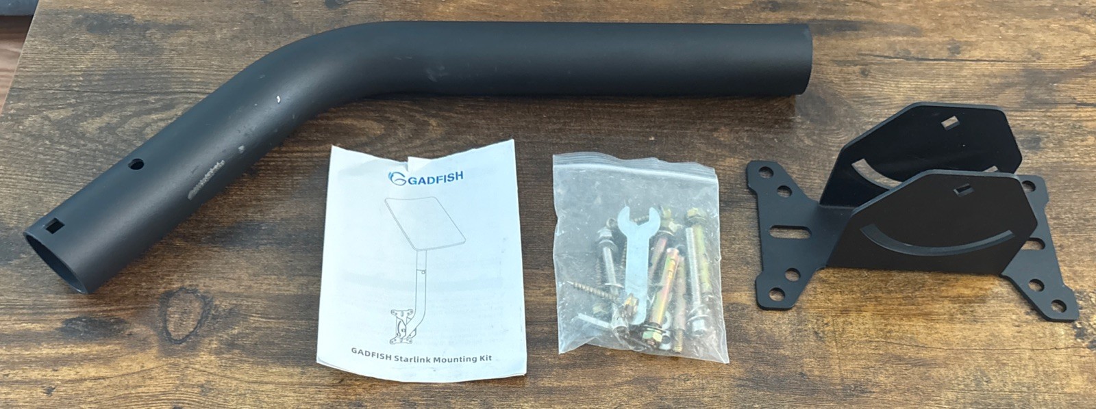 GADFISH Starlink Mounting Kit Gen 2, Compatible with V2 Starlink, Heavy Duty Sta