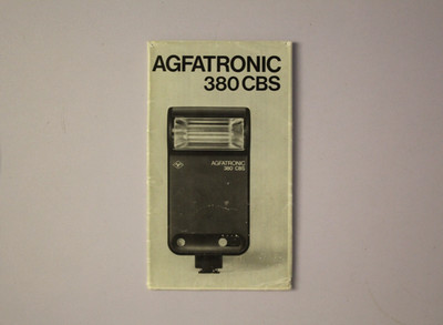 Agfa Agfatronic 380 CBS Anleitung Manual DE NL FR EN ES (14050507)