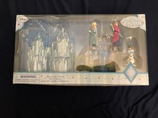 Disney Frozen Mini Castle Playset Includes Anna, Elsa, Olaf, Ice Castle  Throne