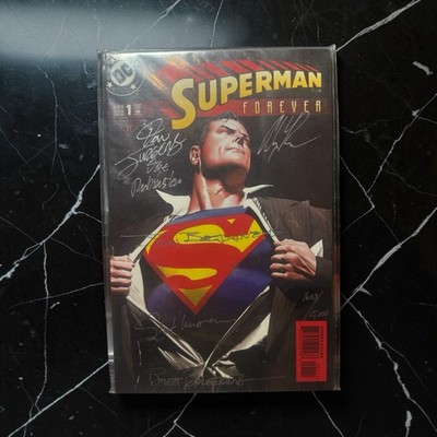 DC Comics Superman Forever #1 Modern Age Single Issue Signed Jurgens Ross