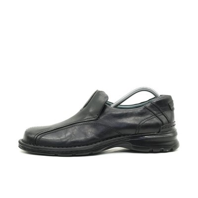 Clarks Herren Freizeitschuh EU 41 70845 Schwarz Leder Komfort Slip-On