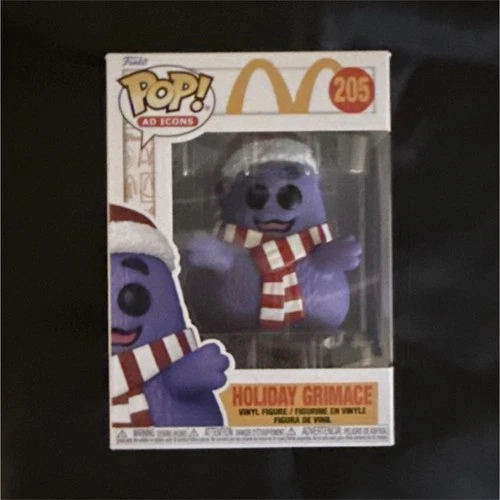 Funko Pop! Vinyl Grimace Holiday McDonald's Ad Icons #205 Figure
