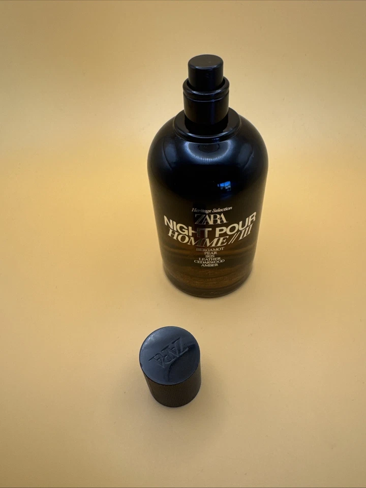 ZARA NIGHT POUR HOMME III 3.4 oz (100 ml) EDP Mens Spray Cologne Full  NWOB - Image 4 of 4