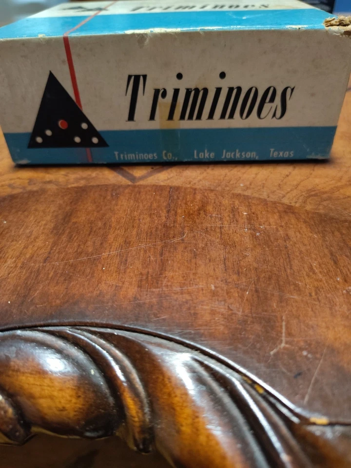 Juego Triminoes Vintage Completo En Caja Foto 2 de 4