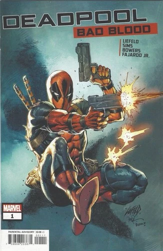 Deadpool: Bad Blood #1 (2017) Rob Liefeld Cover Marvel Comics First Print NM