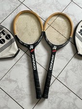 2 Raquettes Donnay De Tenis Bois Vintage Bjorn Borg 2000 Bon État