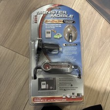 NIB Monster Mobile Radio play 200 Portable Audio Wireless FM Transmitter