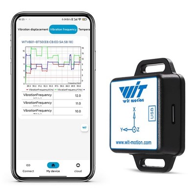 Ble Vibration Sensor WTVB01-BT50 Ble Wireless MPU6050 Multi-Connect Vibration Se
