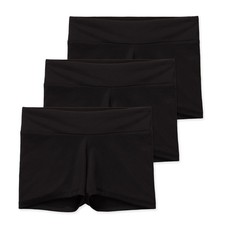 Layla Girls Dance Shorts, Gymnastics Dancewear 9-10 Years Black