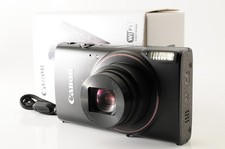Near MINT Canon IXY 650 Black PowerShot ELPH 360 HS Digital Camera 1246