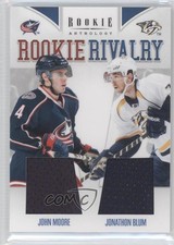 2011 Panini Rookie Anthology Rivalry Materials Jonathon Blum John Moore #32 9cb