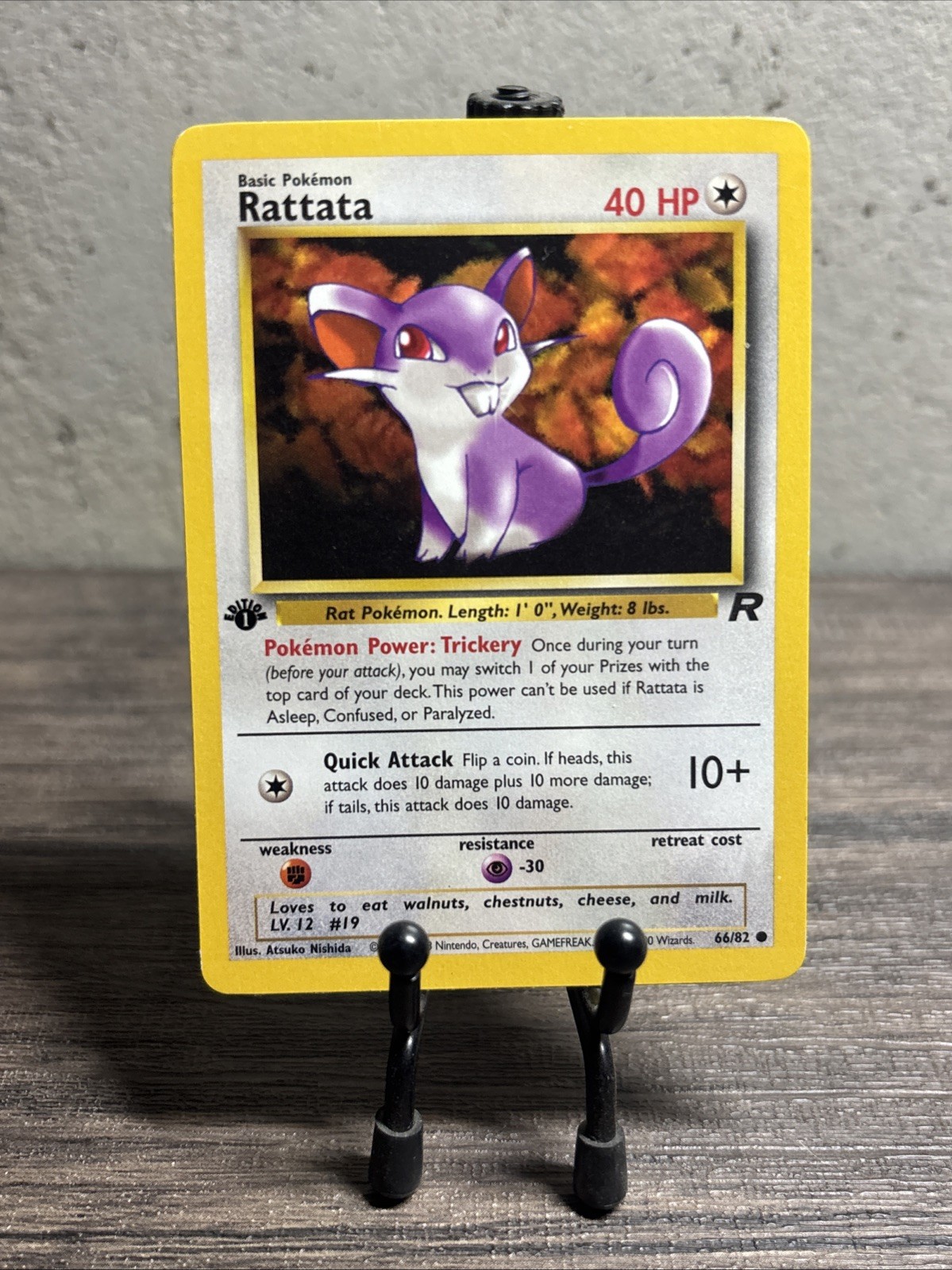 Rattata 66/82 Team Rocket Regular Common-1st Ed-Pokemon TCG-Fast Shipping-NM!