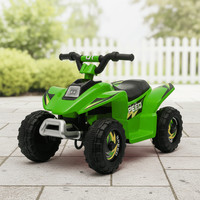6V Kids Electric Ride On ATV Quad Bike for Toddlers 18-36 Months Green Bike Car