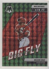 2022 Panini Mosaic Big Fly Green Mosaic Prizm Nelson Cruz #BF-9 02l6