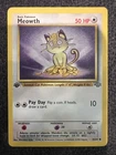 Meowth 56/64 Common 1st Edition Pokemon Card NM