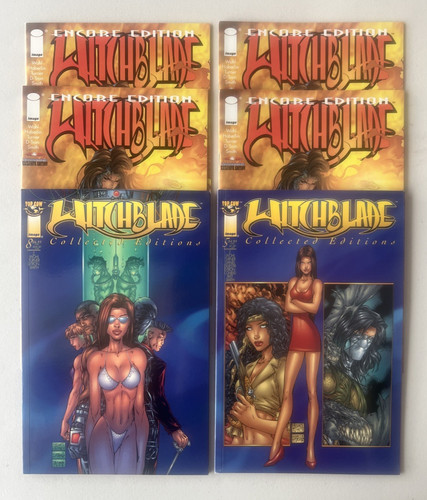 WITCHBLADE LOT ENCORE EDITION #2 FOUR COPIES COLLECTED EDITION  5 and 8