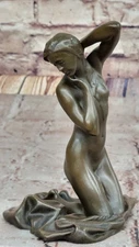 Mavchi Art Deco Naked Girl Bronze Sculpture Hot Cast Elegant Home Decoration