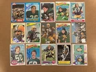Green Bay Packers  Signed Football Card Lot(15) Different years/Vintage w/COA