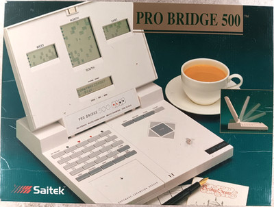 RARE IN BOX Vintage Saitek Pro Bridge 500 Advanced Computer Game Electronic 