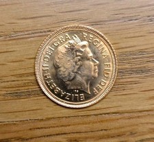 2002 Queens Golden Jubilee Gold Half Sovereign - Shield Back Design - Free P&P