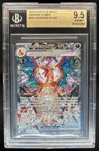 2023 Pokemon SV Obsidian Flames - OBF EN Charizard ex #223/197 BGS 9.5