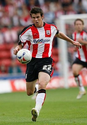 Gareth Bale of Southampton in the Coca Cola Championship match bet- Old Photo