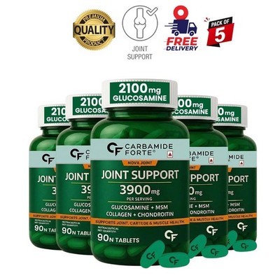 Carbam.ide Forte Joint Support 90 Tabs Pack of 5 MSM Blend