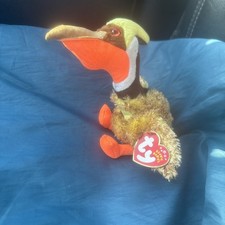 Ty Beanie Baby GLIDER Prehistoric Bird 6.5" NEW MWMTs Stuffed Animal Plush Toy
