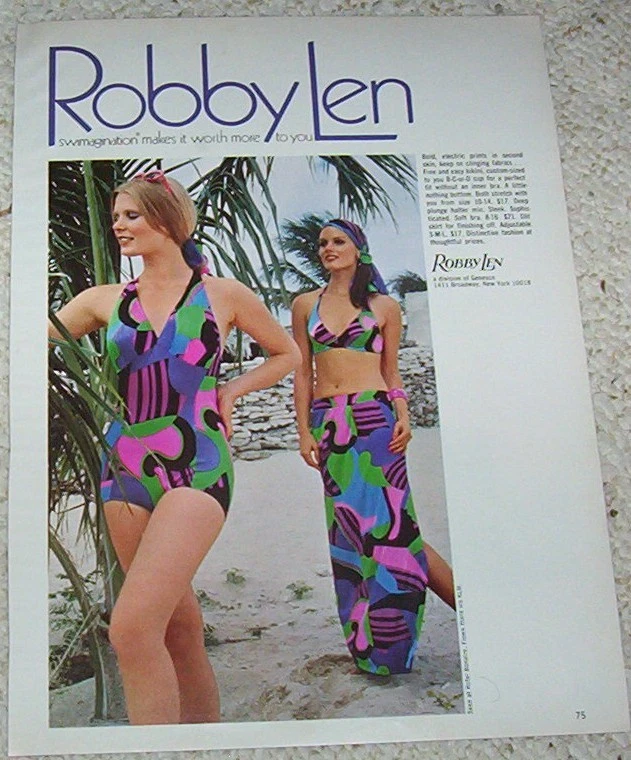 Vintage robby len swimsuits sale
