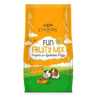 FUN FRUITY MIX GUINEA PIG NUGGETS - (350g to 10kg) - Country Values Animal Food